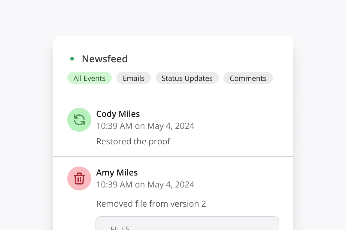 Approval tracking dashboard showing client progress and detailed reporting